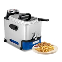 Tefal Oleoclean Pro félprofesszionális olajsütő 3,5 L, 2300 W, rozsdamentes acél, olajszűrő, kivehető tartály, időzítő, mosogatógépben mosható 1
