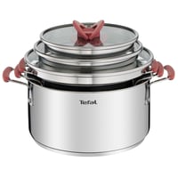 Tefal Opti'Space set lonaca od 3 dijela sa staklenim poklopcima, za indukciju - 18/20/24 cm 1
