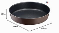 Okrúhla tortová forma Tefal Perfectbake 26 cm, čokoládovohnedá, 100 % — Tovar bol pri preprave poškodený (stav: pozri 2. obrázok) 7