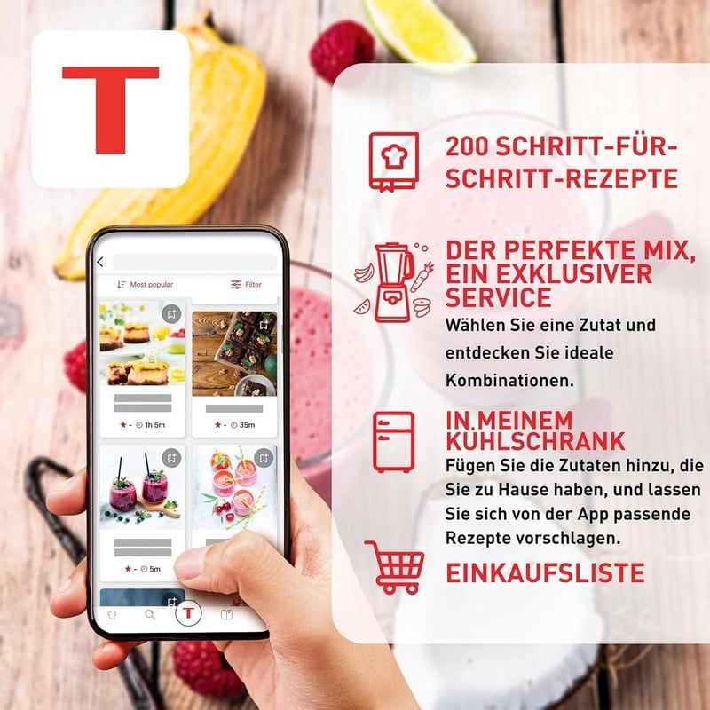 Tefal PerfectMix Essential BL771BF0 1200W Turmixgép Üveg Kancsóval Szürke
