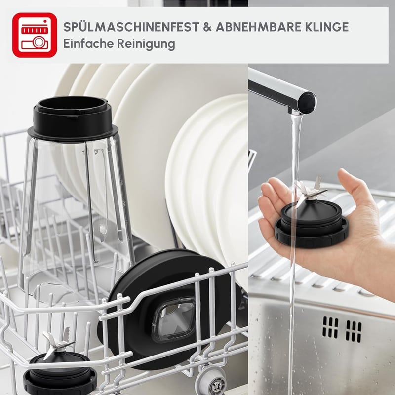 Tefal PerfectMix Essential BL771BF0 1200W Turmixgép Üveg Kancsóval Szürke