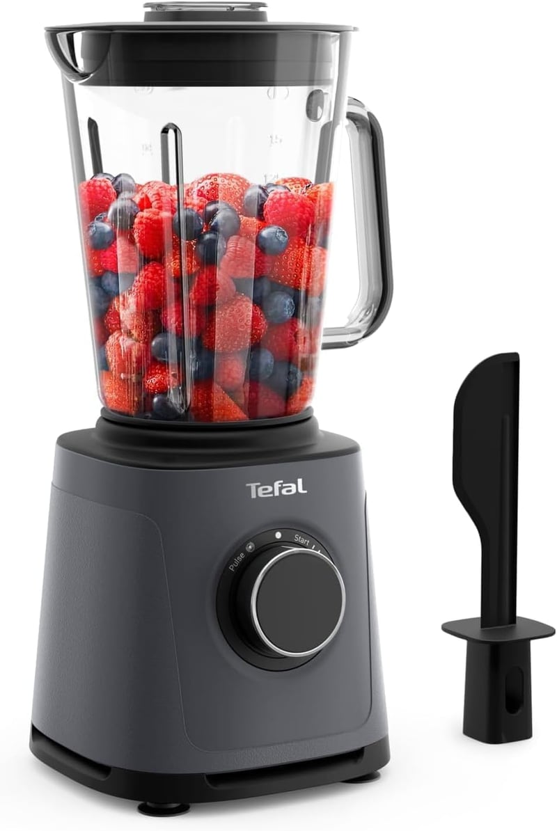 Tefal PerfectMix Essential BL771BF0 1200W Turmixgép Üveg Kancsóval Szürke