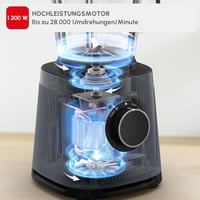 Tefal PerfectMix Essential BL771BF0 1200W Turmixgép Üveg Kancsóval Szürke 6