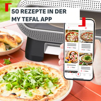 Cuptor electric de exterior pentru pizza Tefal Pizza Pronto cu piatră rotativă automată, 30 cm, 2600W 7