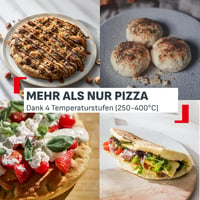 Cuptor electric de exterior pentru pizza Tefal Pizza Pronto cu piatră rotativă automată, 30 cm, 2600W 6