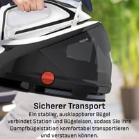 Parná stanica Tefal Pro Express Ultimate GV9550, tlak 8 barov, parný ráz 520 g/min, nádržka 1,9 l, čierna/biela 6