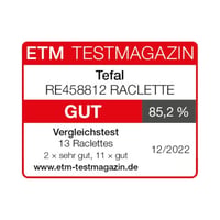 Raclette gril Tefal RE458812 Gourmet 10 pre 10 osôb, stolný gril s nepriľnavým povrchom, funkciou Thermo-Spot, 1350 W, čierna/nehrdzavejúca oceľ 2