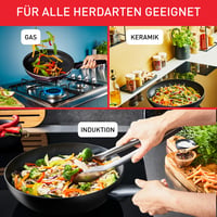 Panvica Tefal Recycled On C2970632 28 cm, 100 % recyklovaný hliník, nepriľnavý povrch, indukcia, vhodná do umývačky riadu, čierna 5
