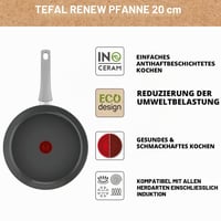 Panvica Tefal Renew On s keramickým nepriľnavým povrchom, červená, 20 cm, indukčná 4