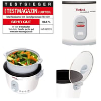 Aparat de gătit orez Tefal RK1011, capacitate 5L, 10 cești, coș pentru gătit la abur, funcție automată de menținere la cald, programe de gătit presetate, 600W 3