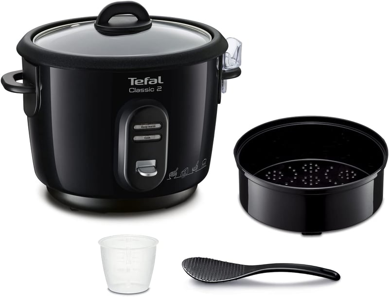 Tefal RK102811 Klasszikus Fekete Rizsfőző Fém Kivitelben