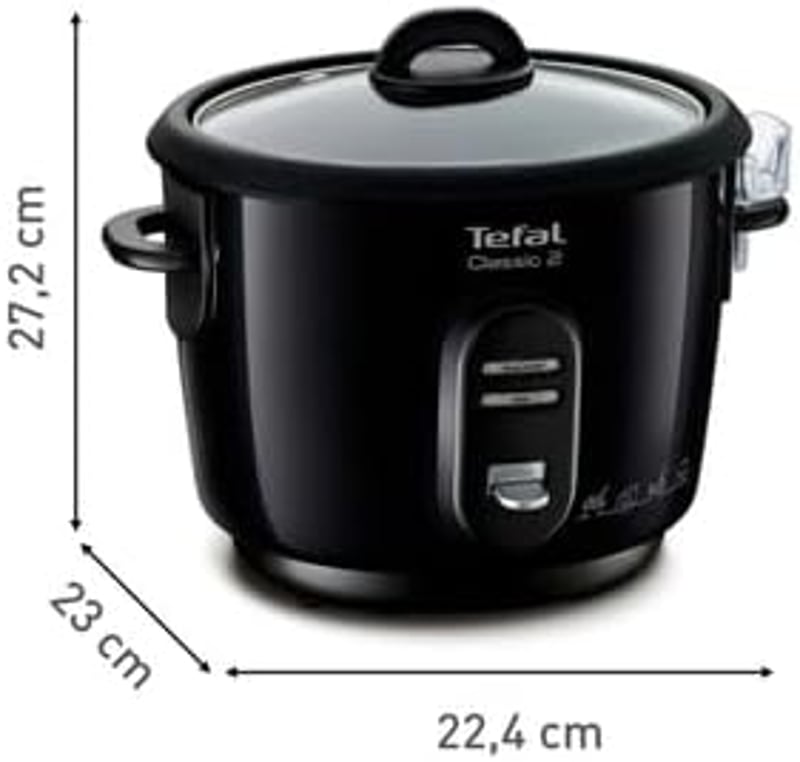 Tefal RK102811 Klasszikus Fekete Rizsfőző Fém Kivitelben