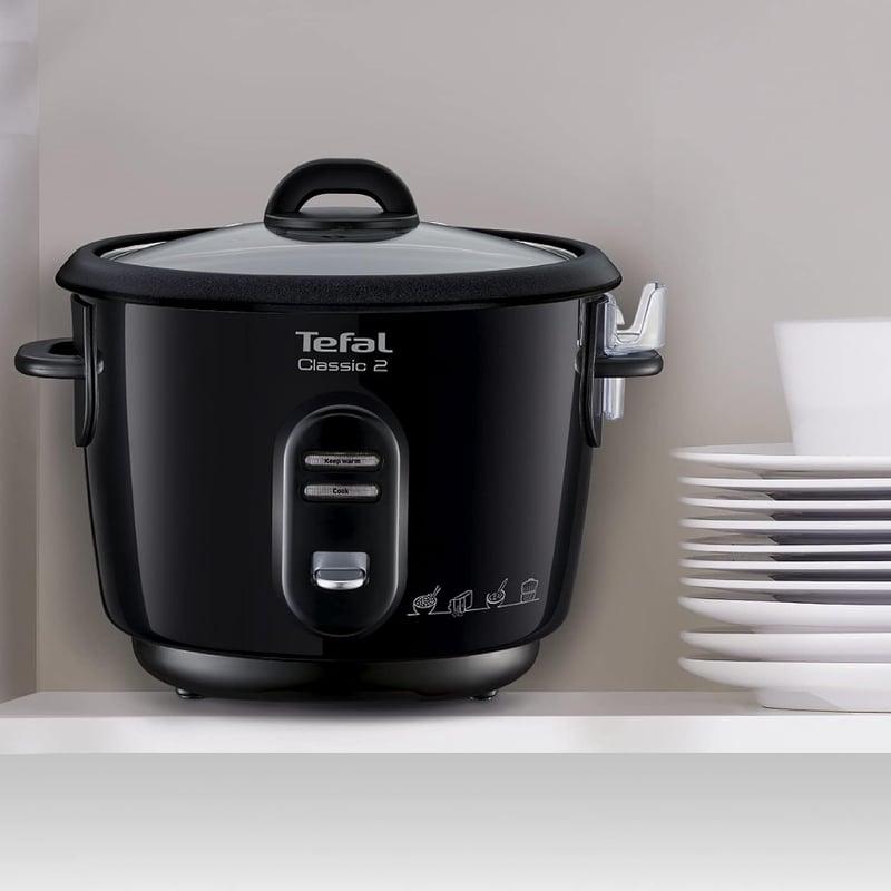 Tefal RK102811 Klasszikus Fekete Rizsfőző Fém Kivitelben