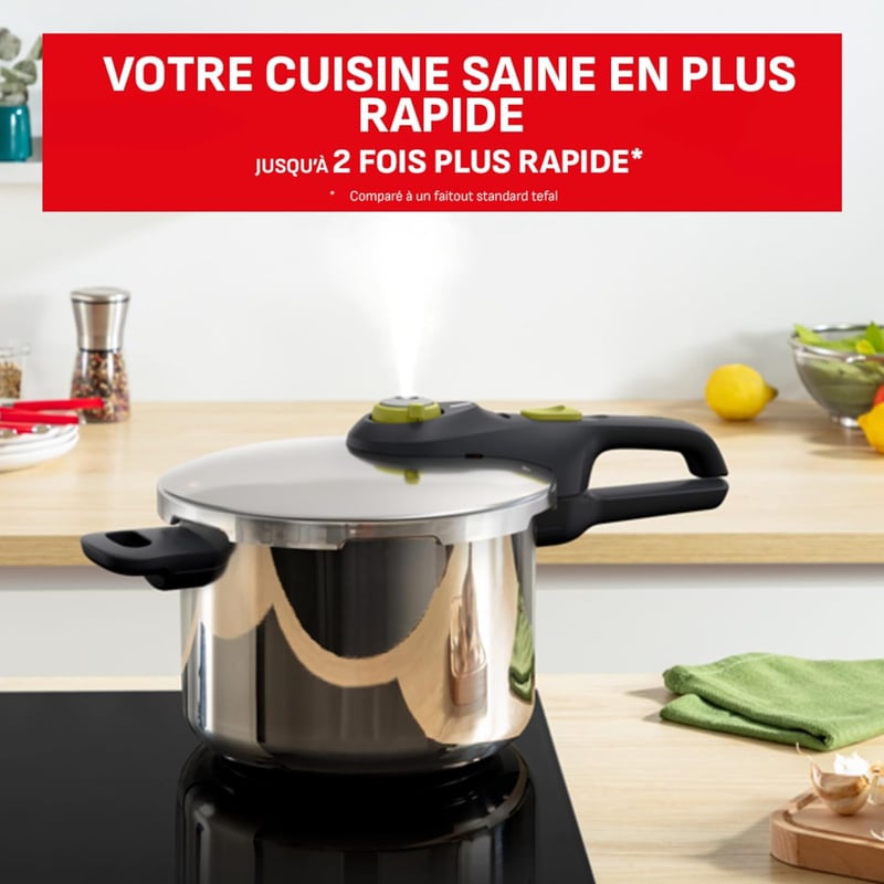 Tefal Secure 5 Neo 6 literes nyomásfőző rozsdamentes acél - Klssisch