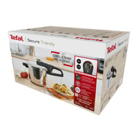 Tefal Secure Trendy P2580703 Ekspres lonac, indukcija, 6 L, 2 razine kontrole kuhanja (117°C i 112°C), za sve vrste štednjaka, nehrđajući čelik/crna/zelena 9