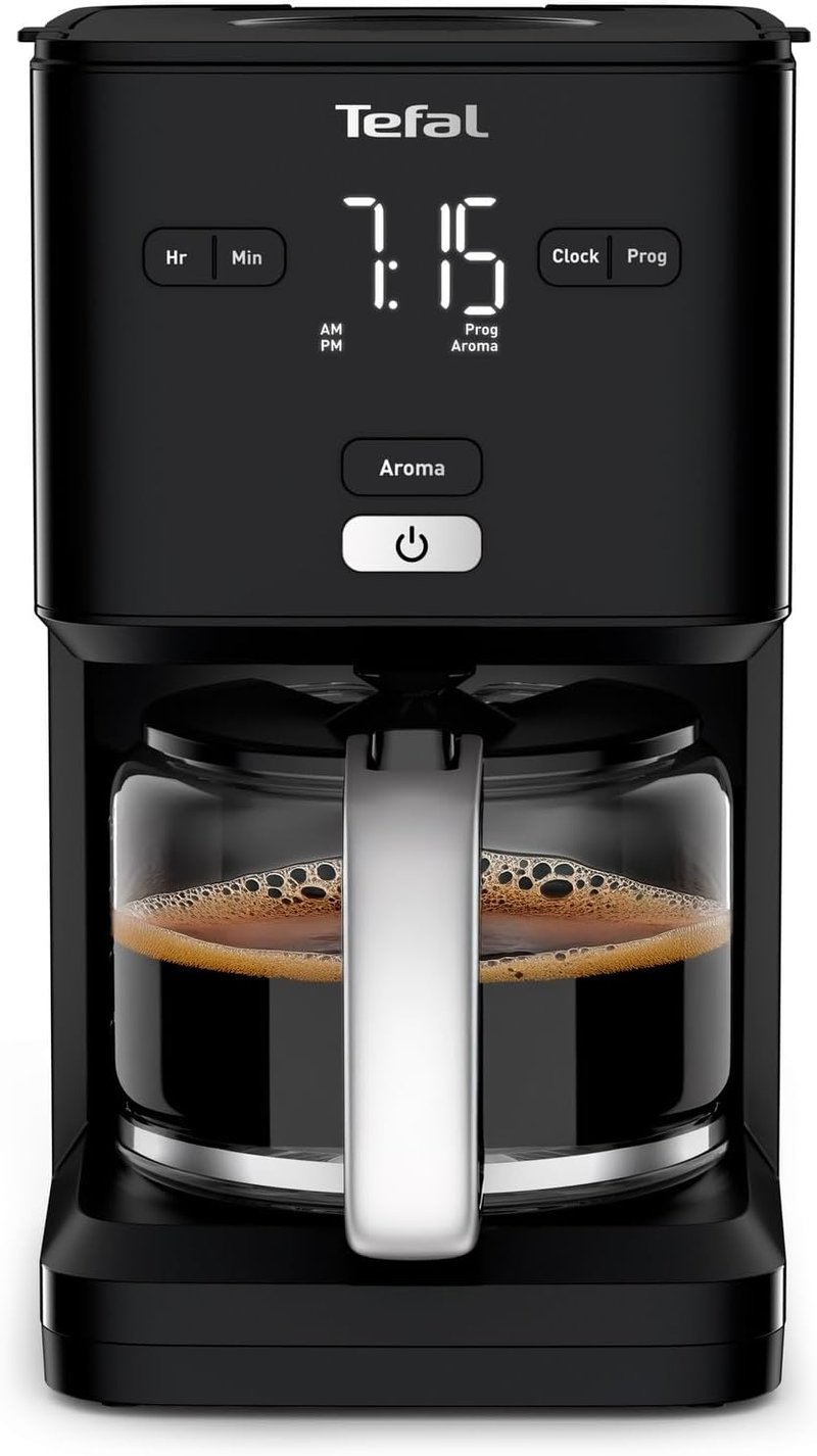 Tefal Smart & Light TT640810 digitális kenyérpirító termosztáttal, 7 fokozat, fekete