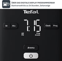 Tefal Smart & Light TT640810 digitális kenyérpirító termosztáttal, 7 fokozat, fekete 3