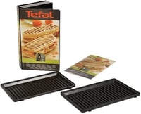 Tefal Snack Collection Box XA8003 Panini Grill Lemez Szett Receptkönyvvel Rózsaszín 4