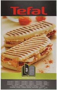 Tefal Snack Collection Box XA8003 Panini Grill Lemez Szett Receptkönyvvel Rózsaszín 6