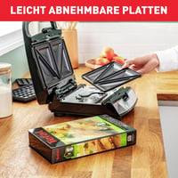Tefal Snack Collection Grill és Szendvicssütő Expandálható Tapadásmentes Fekete 5