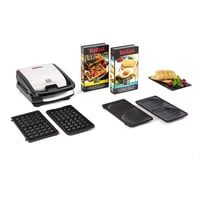 Tefal Snack Collection SW853D vaflovač a sendvičovač s nepriľnavými platňami – čierny 1