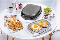 Tefal Snack Time 2in1 Gofri és Szendvicssütő Készülék 700W Mosogatógépben Mosható 6