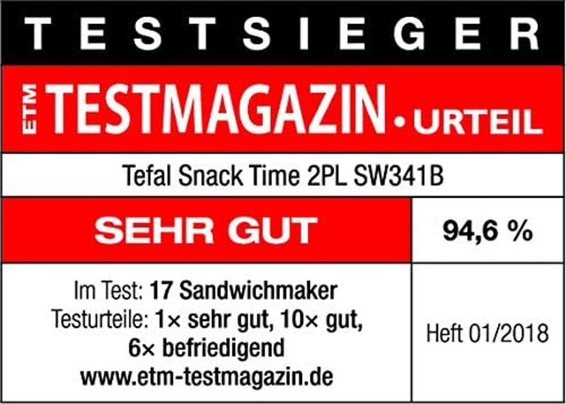 Tefal Snack Time 2in1 Gofri és Szendvicssütő Készülék 700W Mosogatógépben Mosható