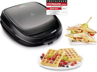 Tefal Snack Time 2in1 Gofri és Szendvicssütő Készülék 700W Mosogatógépben Mosható 3