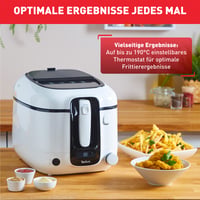 Friteuză Tefal Super Uno FR3140 2,2 litri, cu Temporizator, Componente compatibile cu mașina de spălat vase, Înveliș antiaderent, Filtru de mirosuri, Alb/Negru 3