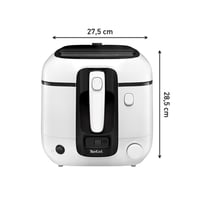 Friteuză Tefal Super Uno FR3140 2,2 litri, cu Temporizator, Componente compatibile cu mașina de spălat vase, Înveliș antiaderent, Filtru de mirosuri, Alb/Negru 7