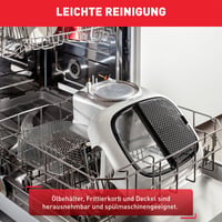 Friteuză Tefal Super Uno FR3140 2,2 litri, cu Temporizator, Componente compatibile cu mașina de spălat vase, Înveliș antiaderent, Filtru de mirosuri, Alb/Negru 6