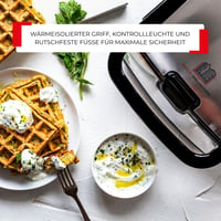 Tefal SW852D Snack Collection 2az1ben grill és szendvicssütő, 700W, cserélhető lemezek 6