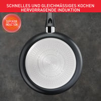 Tigaie antiaderentă Tefal Ultimate 28 cm cu înveliș din titan, Thermo-Signal, inducție, rezistentă la cuptor până la 175°C, formă adâncă 6