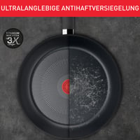 Tigaie antiaderentă Tefal Ultimate 28 cm cu înveliș din titan, Thermo-Signal, inducție, rezistentă la cuptor până la 175°C, formă adâncă 4
