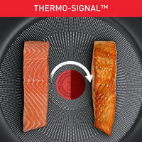 Tigaie antiaderentă Tefal Ultimate 28 cm cu înveliș din titan, Thermo-Signal, inducție, rezistentă la cuptor până la 175°C, formă adâncă 5