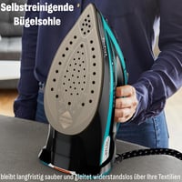 Tefal Ultimate Pure Steam vasaló 3200W Durilium Airglide talppal fekete-türkiz 5