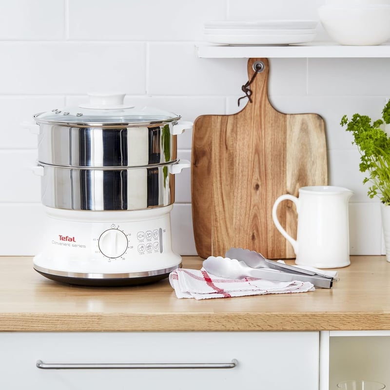 Tefal VC1451 6L Gőzöző Edénypárral, Időzítővel és Vízszintjelzővel