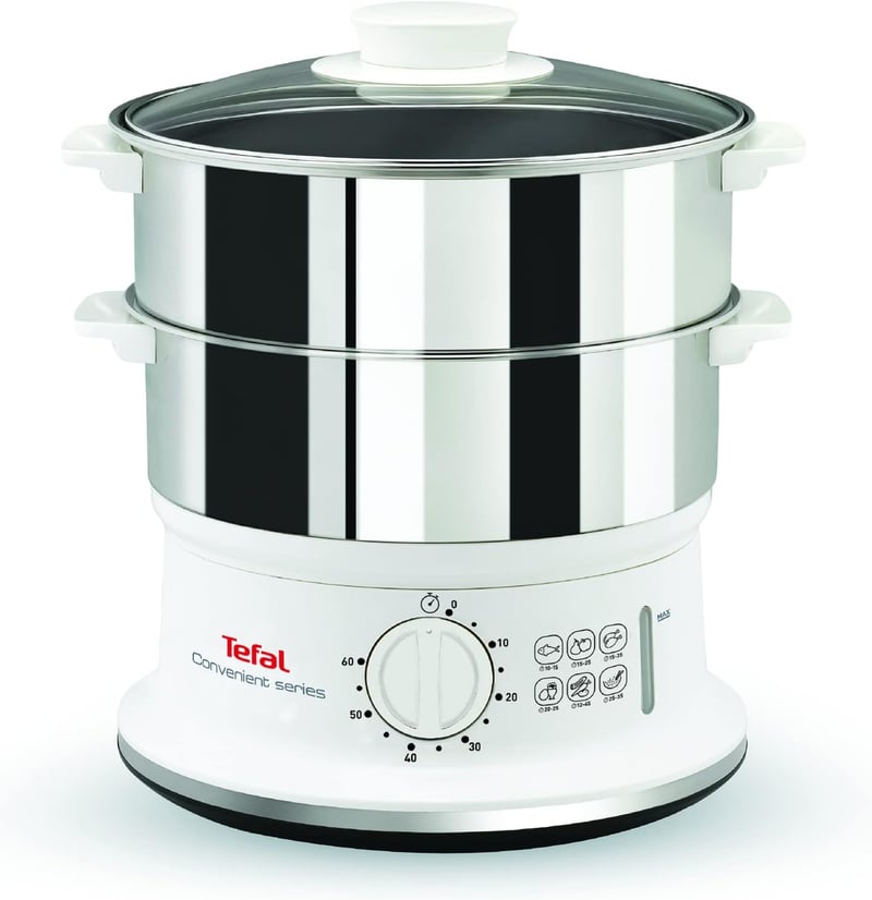 Tefal VC1451 6L Gőzöző Edénypárral, Időzítővel és Vízszintjelzővel