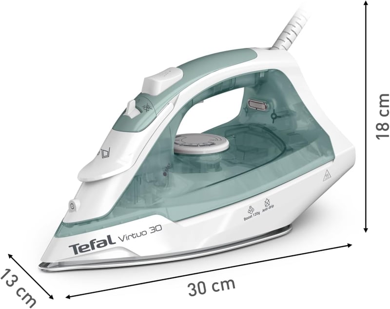 Tefal Virtuo FV2C42E0 gőzvasaló 2000W, 30g/perc gőzleadás, 120g/perc gőzlökés