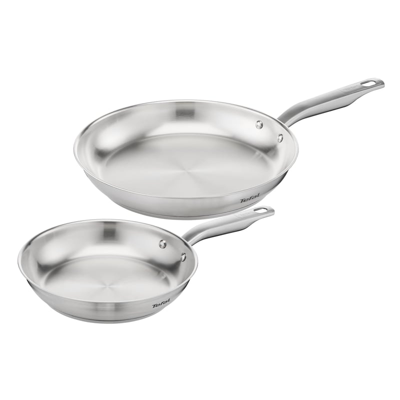 Sada panvíc Tefal Virtuoso E492S2, 2 ks, 24 a 28 cm, prémiová nehrdzavejúca oceľ, indukcia, odolné v rúre do 250 °C