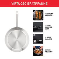 Tefal Virtuoso tava od nehrđajućeg čelika 24 cm, E49204, bez neprianjajućeg sloja, indukcija, za sve vrste štednjaka 3