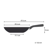Tefal Virtuoso Wok tava 28 cm, nehrđajući čelik, bez neprijanjajućeg sloja, prikladna za indukcijske ploče, otporna na pećnicu do 250°C 7