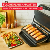 Tefal XA729810 Plancha XL grilovacia doska pre OptiGrill+ XL, liaty hliník s nepriľnavým povrchom, čierna, na citlivé suroviny 5