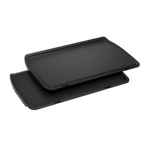 Tefal XA729810 Plancha XL ploča za pečenje za OptiGrill+ XL, lijevani aluminij s neprianjajućim slojem, crna, za osjetljive namirnice