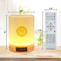 Bluetooth reproduktor Telawah Korán s diaľkovým ovládačom, LED nočná lampa, MP3 prehrávač, reproduktor s azánom, dotyková stolná lampa 3