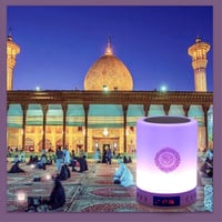 Bluetooth reproduktor Telawah Korán s diaľkovým ovládačom, LED nočná lampa, MP3 prehrávač, reproduktor s azánom, dotyková stolná lampa 8