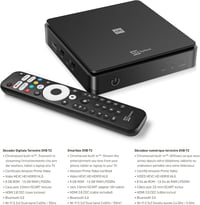 TELE System On T2 HD Android TV DVB-T2 vevő - HEVC HDR10+, HDMI, SCART adapter 7