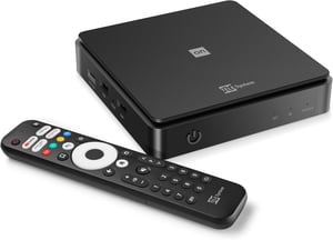 TELE System On T2 HD Android TV DVB-T2 prijamnik - HEVC HDR10+, HDMI, SCART adapter