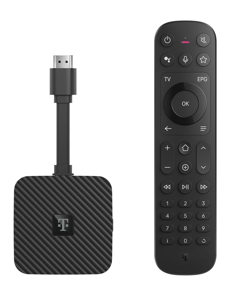 Telekom MagentaTV Stick 4K Gen. 2 Negru Media Player Streaming HDMI USB cu Telecomandă