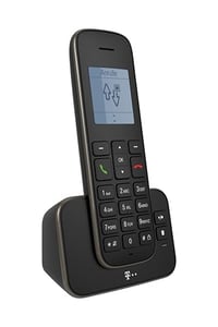 Bezdrôtový stolný telefón Telekom Sinus A 207 DECT so záznamníkom, čierny, kompatibilný s Fritz!Box 4